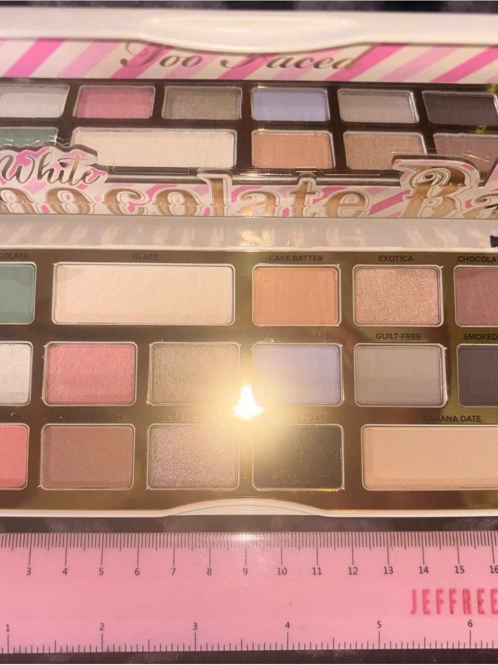 Discontinued Too Faced White Chocolate Bar palette